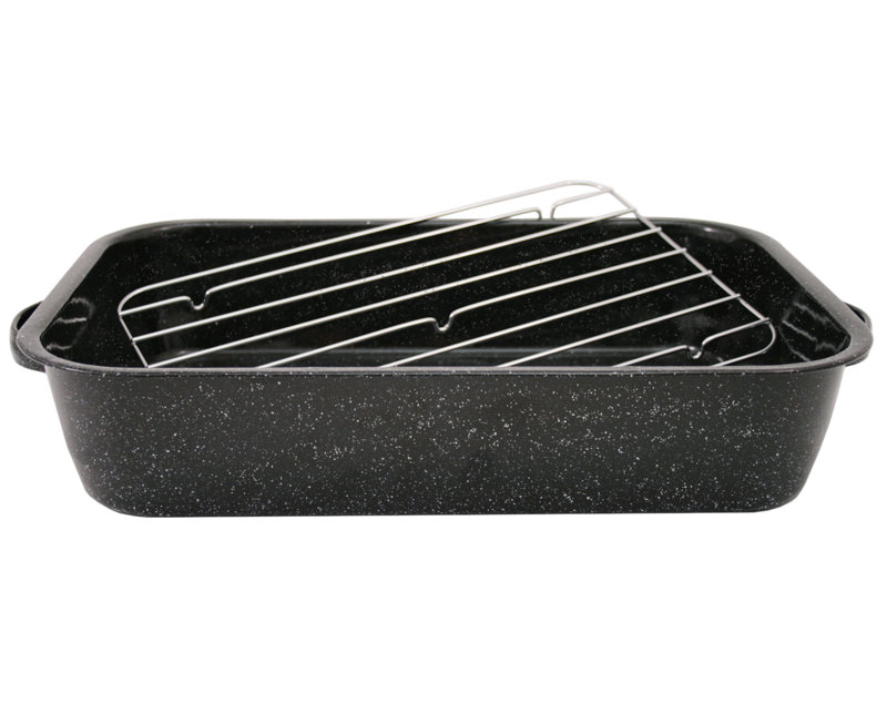 Granite Ware 19" Open Roaster with Flat Rack Wayfair